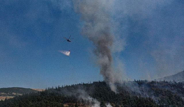 5 İlde Orman Yangını: Müdahaleler Havadan ve Karadan Sürüyor