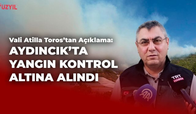 Aydıncık Eskiyörük Mahallesinde Yangın Kontrol Altına Alındı