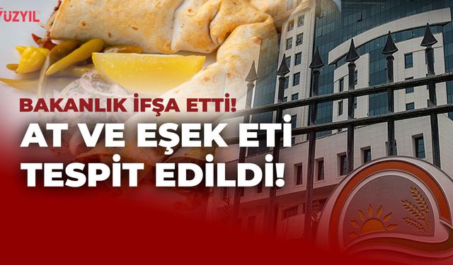 Tarım ve Orman Bakanlığı Gıda Skandalını İfşa Etti: Mersin’de 4 Restoran Vatandaşa At ve Eşek Eti Yedirmiş!