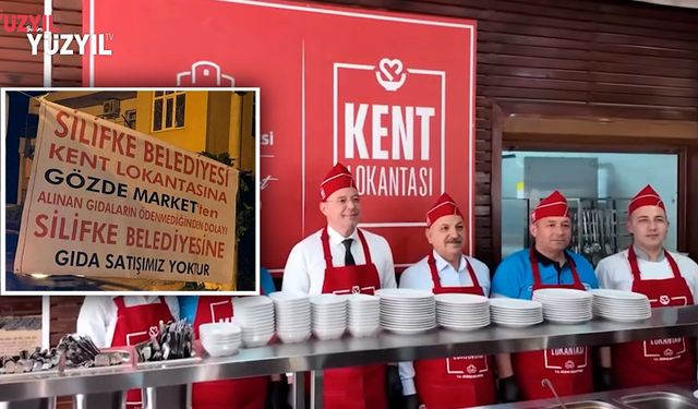 Silifke'de Kent Lokantası Krizi: Belediyeden Alacaklarını Tahsil Edemeyen Esnaf Pankart Astı!