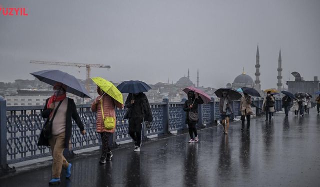 İstanbul'da Sağanak Yağış İçin Sarı Alarm