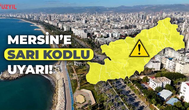 Meteoroloji'den Mersin İçin Sarı Kodlu Fırtına Uyarısı!