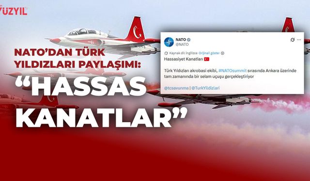 NATO'DAN Türk Yıldızları Paylaşımı "Hassas Kanatlar"