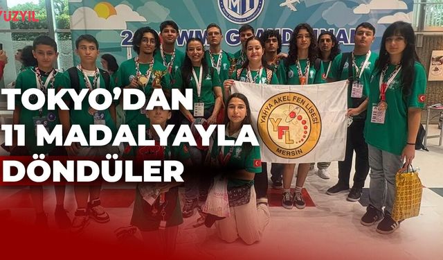 Tokyo'dan 11 Madalyayla Döndüler