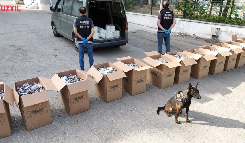 Mersin’de Uyuşturucuya Geçit Yok: 387 Bin Sentetik Ecza Ele Geçirildi