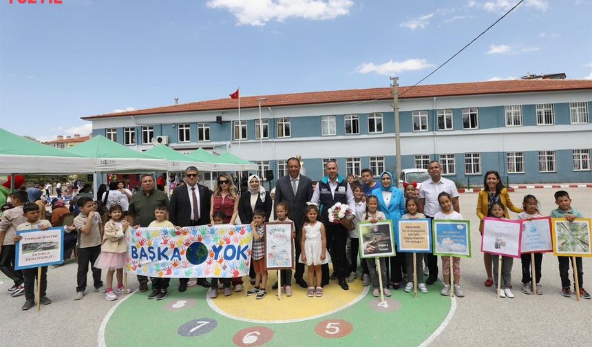Niğde'de Okula Yağmur Suyu Sistemi