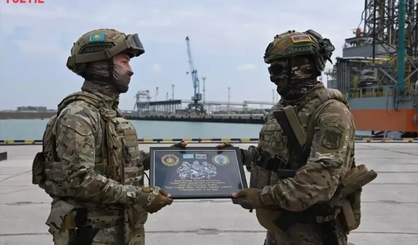Azerbaycan ve Kazakistan'dan Hazar'da Güç Birliği