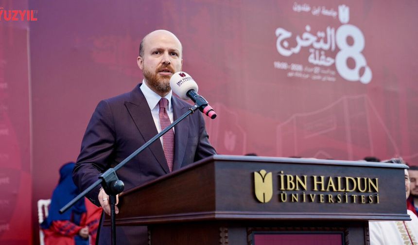 Bilal ERDOĞAN, Mezuniyet Töreninde Konuştu