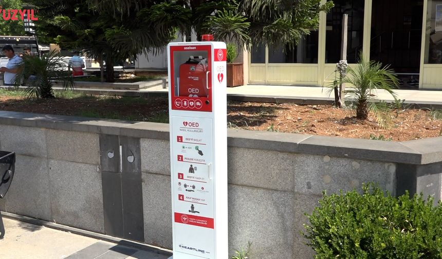 Mersin’de Hayat Kurtaracak OED Cihazları Hizmete Alındı
