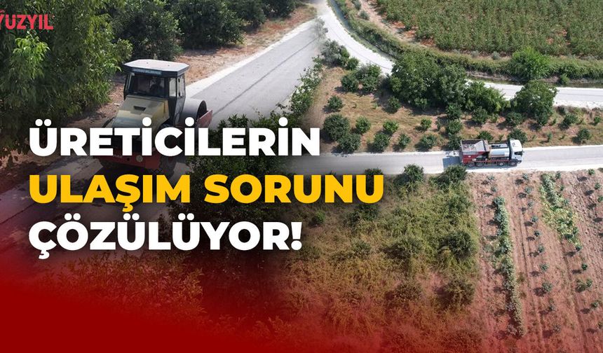 Üreticilerin Ulaşım Sorunu Çözülüyor: Akdeniz’de Tarım Yolları Asfaltlanıyor