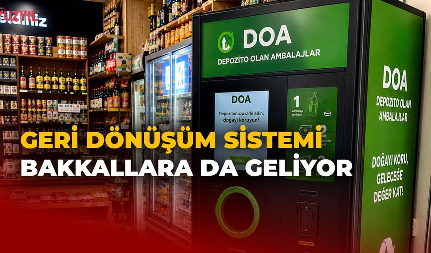 Geri Dönüşüm Sistemi Bakkallara da Geliyor: Müşteriye 1 TL Esnafa 50 Kuruş Ödenecek