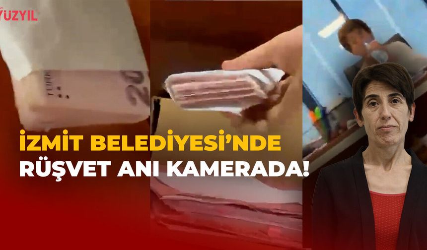 İzmit Belediyesi'nde Rüşvet Anı Kamerada!