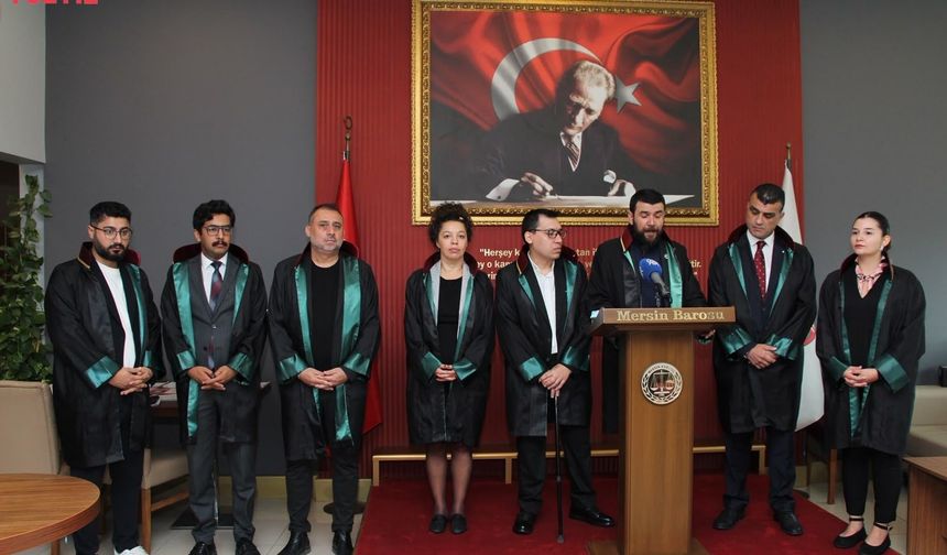 Mersin Barosu’ndan Toroslar Belediyesi’ne Tepki
