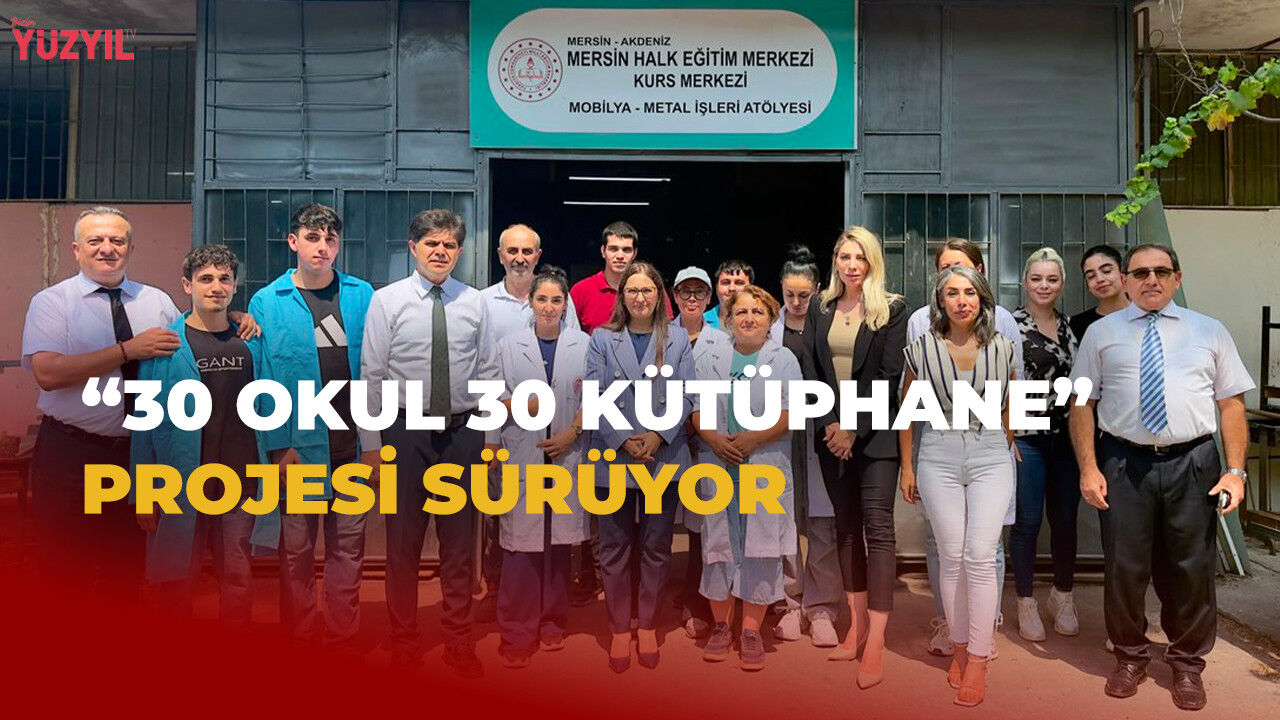 “30 Okul 30 Kütüphane” Projesi Sürüyor